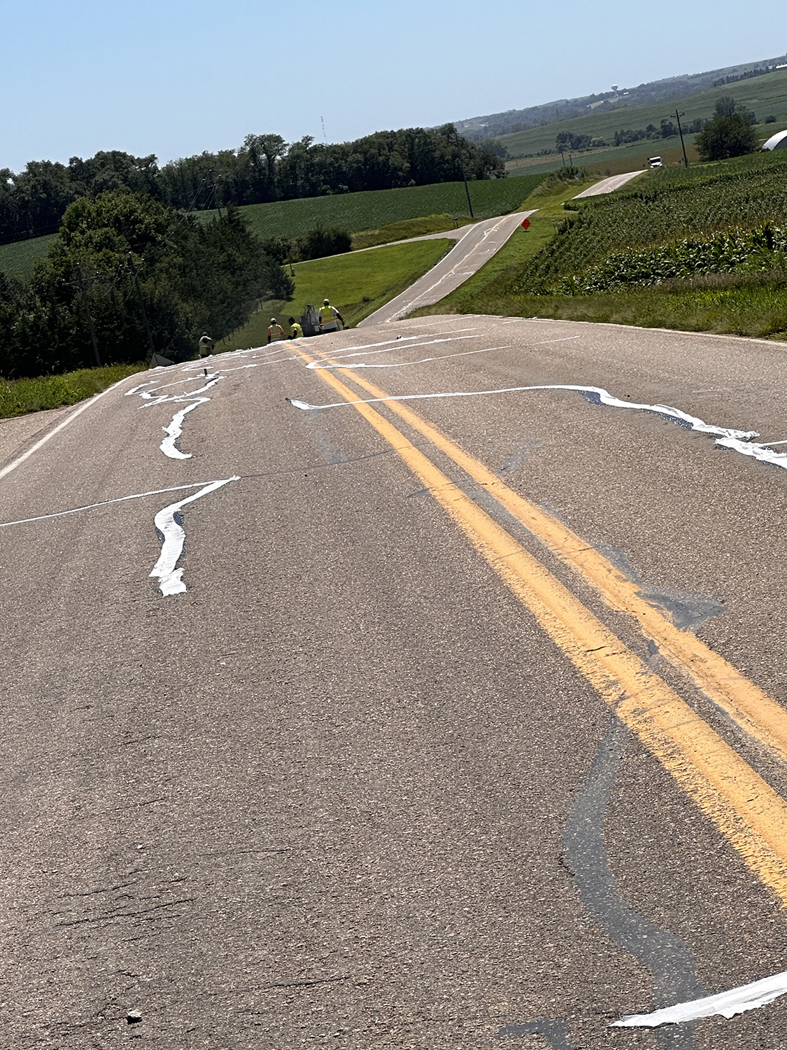 Highway Crack Sealing in Boone County, NE